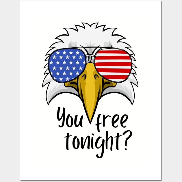 YOU FREE TONIGHT? Wall Art by Saltee Nuts Designs